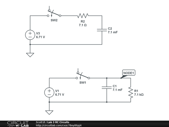 Lab 3 RC Circuits CircuitLab