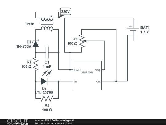 Batterieladegerät - Circuitlab