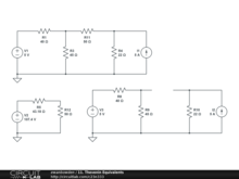 11.	Thevenin Equivalents