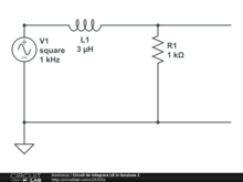 Circuit de integrare LR in tensiune 2