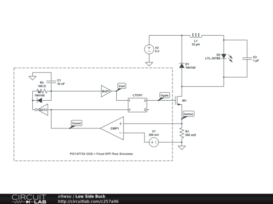 Low Side Buck - CircuitLab