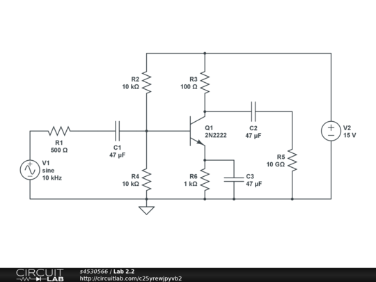 Lab 2.2 - CircuitLab