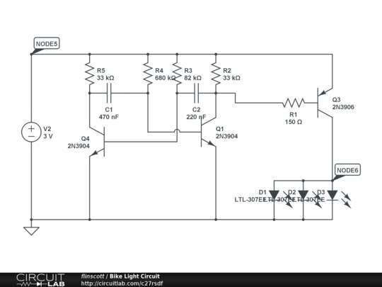 Bike Light Circuit - CircuitLab