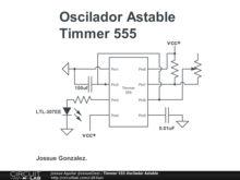 Timmer 555 Oscilador Astable