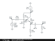 Electronics #DP3 current amp section