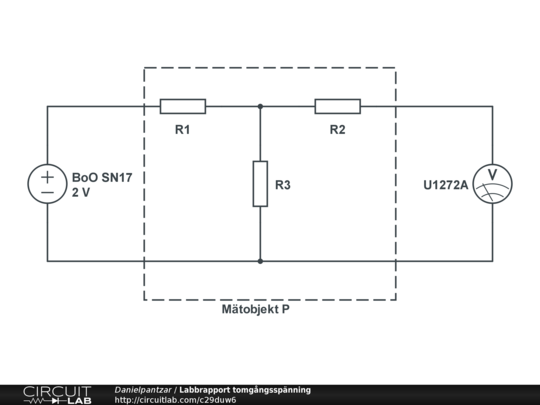 Labbrapport tomgångsspänning - CircuitLab