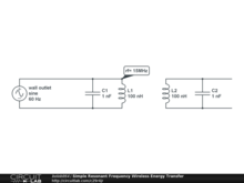 Simple Resonant Frequency Wireless Energy Transfer