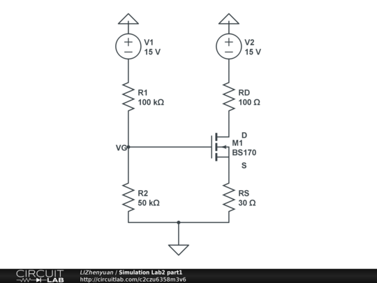 Simulation Lab2 part1 - CircuitLab