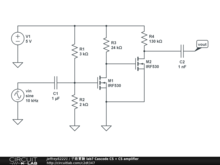 子路實驗 lab7 Cascode CS + CS amplifier