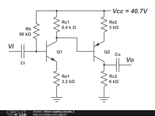 direct coupling cascade_2 - CircuitLab