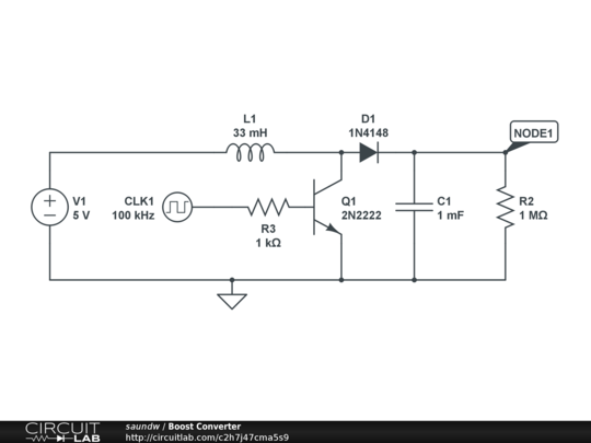 Boost Converter - CircuitLab