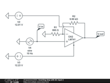 Non-Inverting Amp with AC input