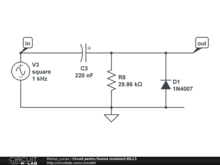 Circuit pentru fixarea nivelului2:R8,C3