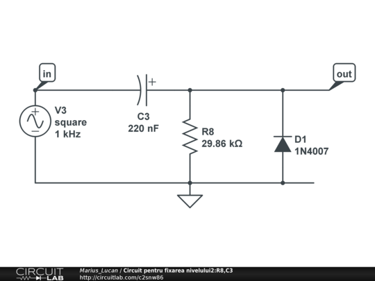 Circuit pentru fixarea nivelului2:R8,C3 - CircuitLab