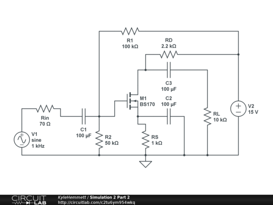 Simulation 2 Part 2 - CircuitLab