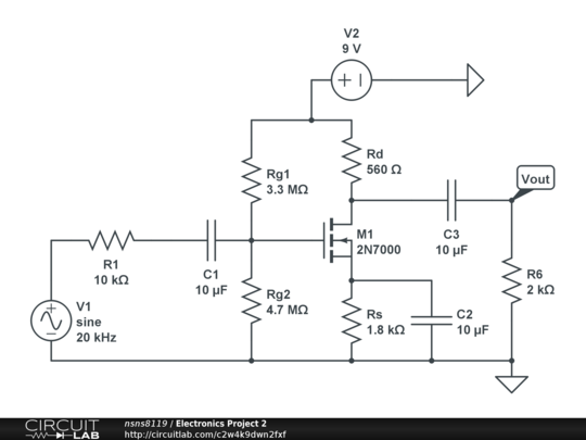 Electronics Project 2 - CircuitLab