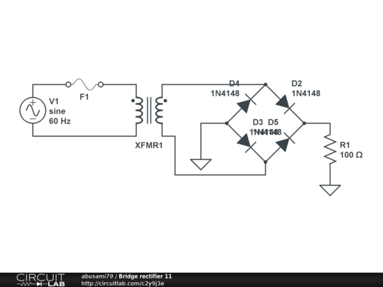 Bridge rectifier - CircuitLab