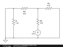 8.	 Superposition Analysis 2 Amps