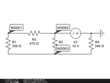 Circuit lab #1