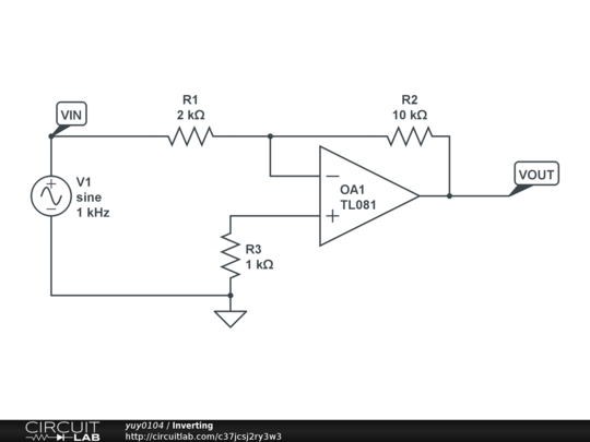 Inverting - CircuitLab