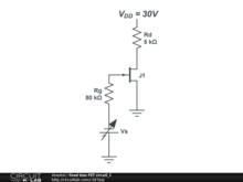 fixed bias FET circuit_1