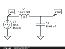 L-type LC Low-pass Filter