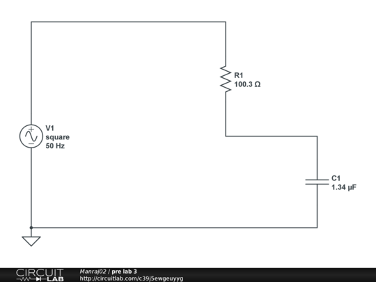 pre lab 3 - CircuitLab