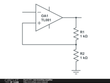 non-inverting amplifier