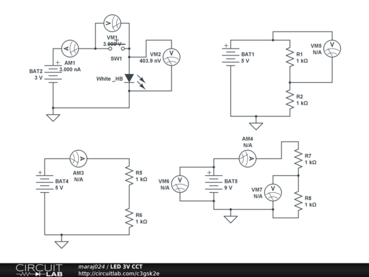 LED 3V CCT - CircuitLab