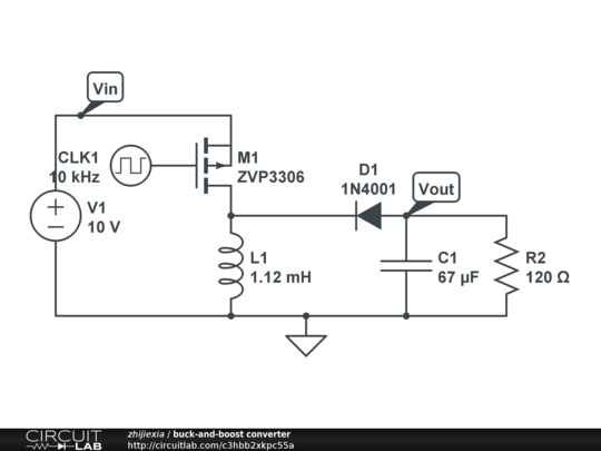 Buck-and-boost Converter - Circuitlab