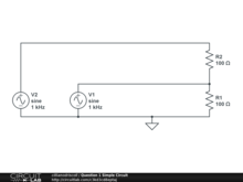 Question 1 Simple Circuit