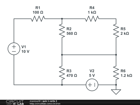 quiz 1 corte 2 - CircuitLab