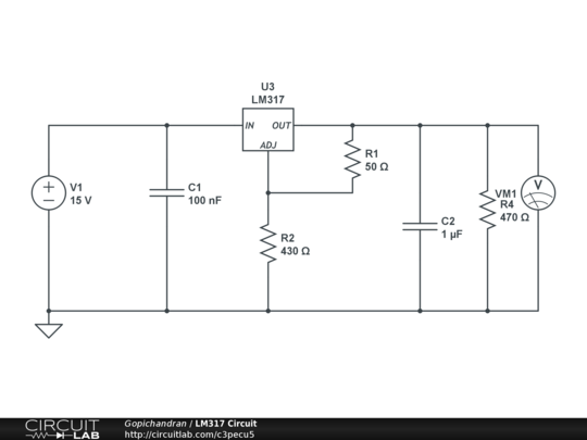 LM317 Circuit - CircuitLab