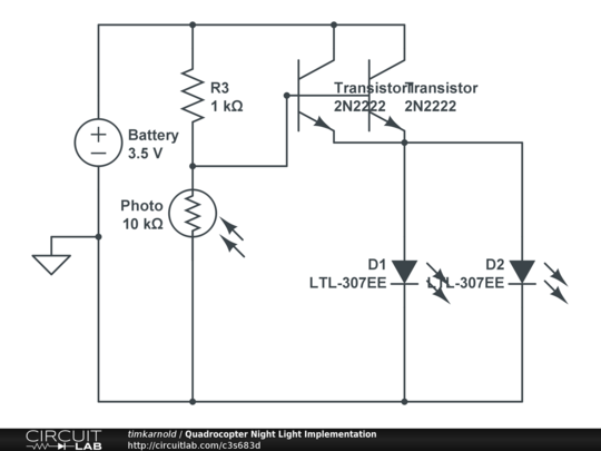 Quadrocopter Night Light Implementation - CircuitLab