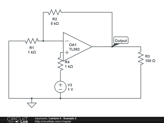 Lecture 4 - Example 2 - CircuitLab