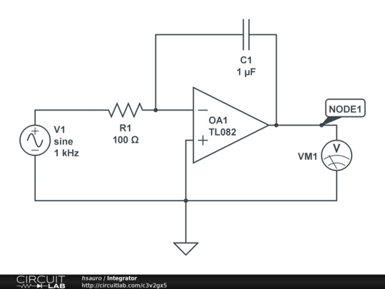 Integrator - CircuitLab