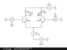 differential bjt amplifier