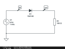 half-wave rectifier circuit