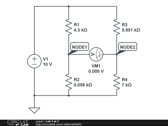 Lab 2 pt 2 - CircuitLab