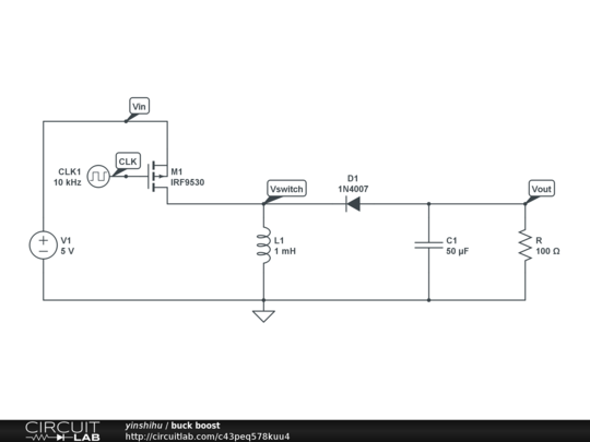 buck boost - CircuitLab