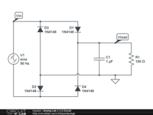 Analog Lab 1 1.3 Circuit