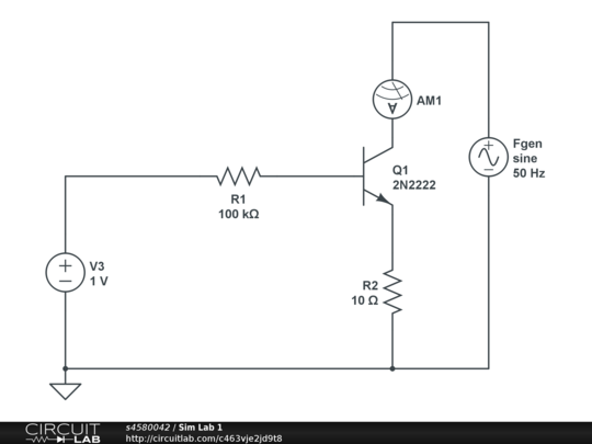 Sim Lab 1 - CircuitLab