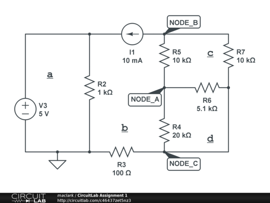 CircuitLab Assignment 1 - CircuitLab