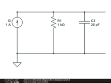 Circuit de integrare RC in tensiune-curent 2