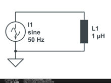 Current 50Hz, L1(1uH)