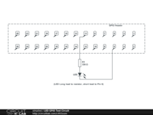 LED GPIO Test Circuit