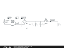 120VAC to 12VAC/5VDC PSU