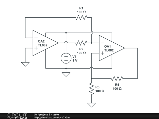 projeto 2 - teste - CircuitLab