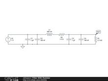 Filter With Resistor