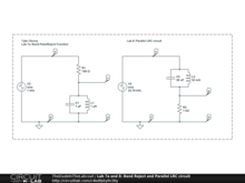 Lab 7a and 8: Band Reject and Parallel LRC circuit